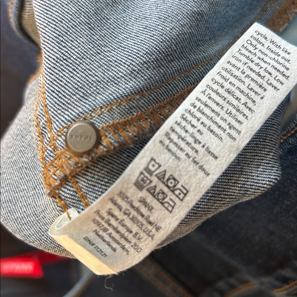 SPANX Dark Blue Jeans Size 1X - Picture 6 of 10